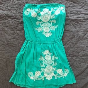 Strapless Billabong Mini Dress